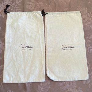 Cole Haan flannel dust bags -unused